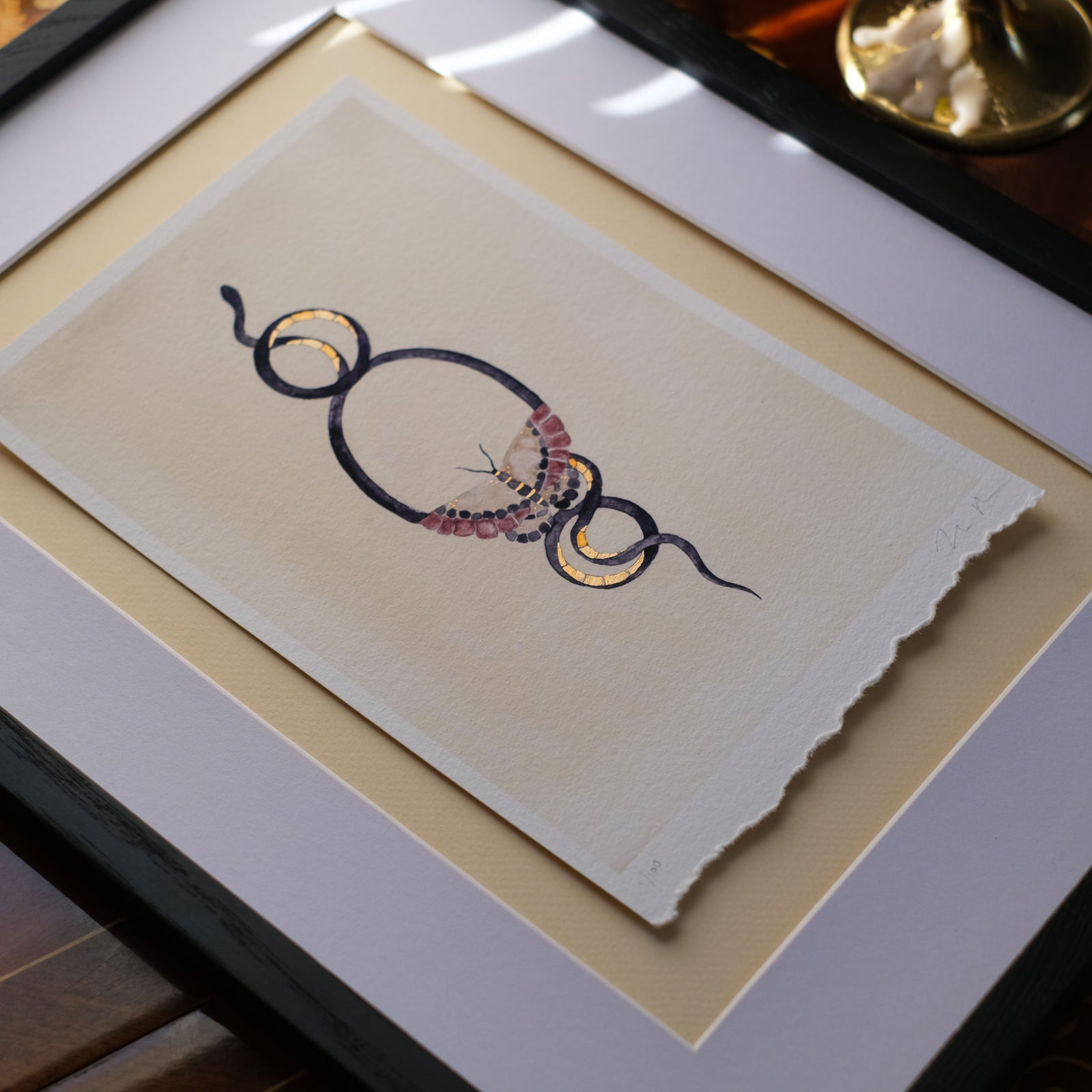 'Undergrowth' | Edition of 100 | Gilded Fine Art Print - Leila + Olive