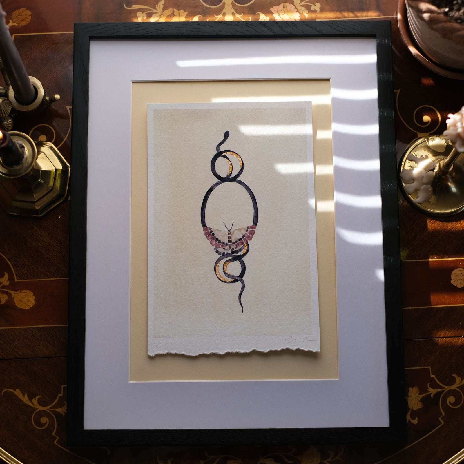 'Undergrowth' | Edition of 100 | Gilded Fine Art Print - Leila + Olive