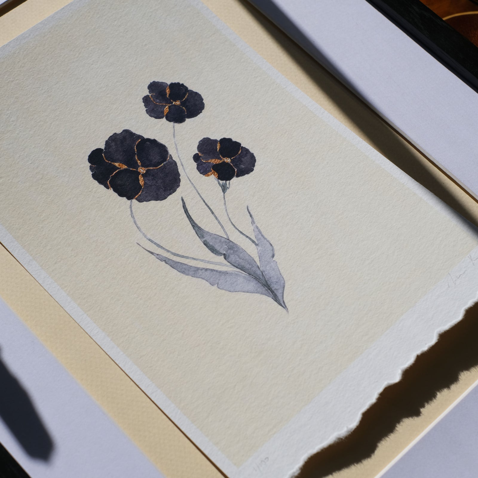 'Midnight' | Edition of 100 | Gilded Fine Art Print - Leila + Olive