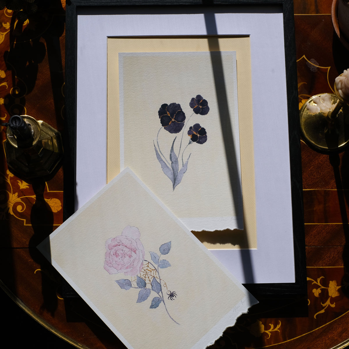 &#39;Midnight&#39; | Edition of 100 | Gilded Fine Art Print - Leila + Olive