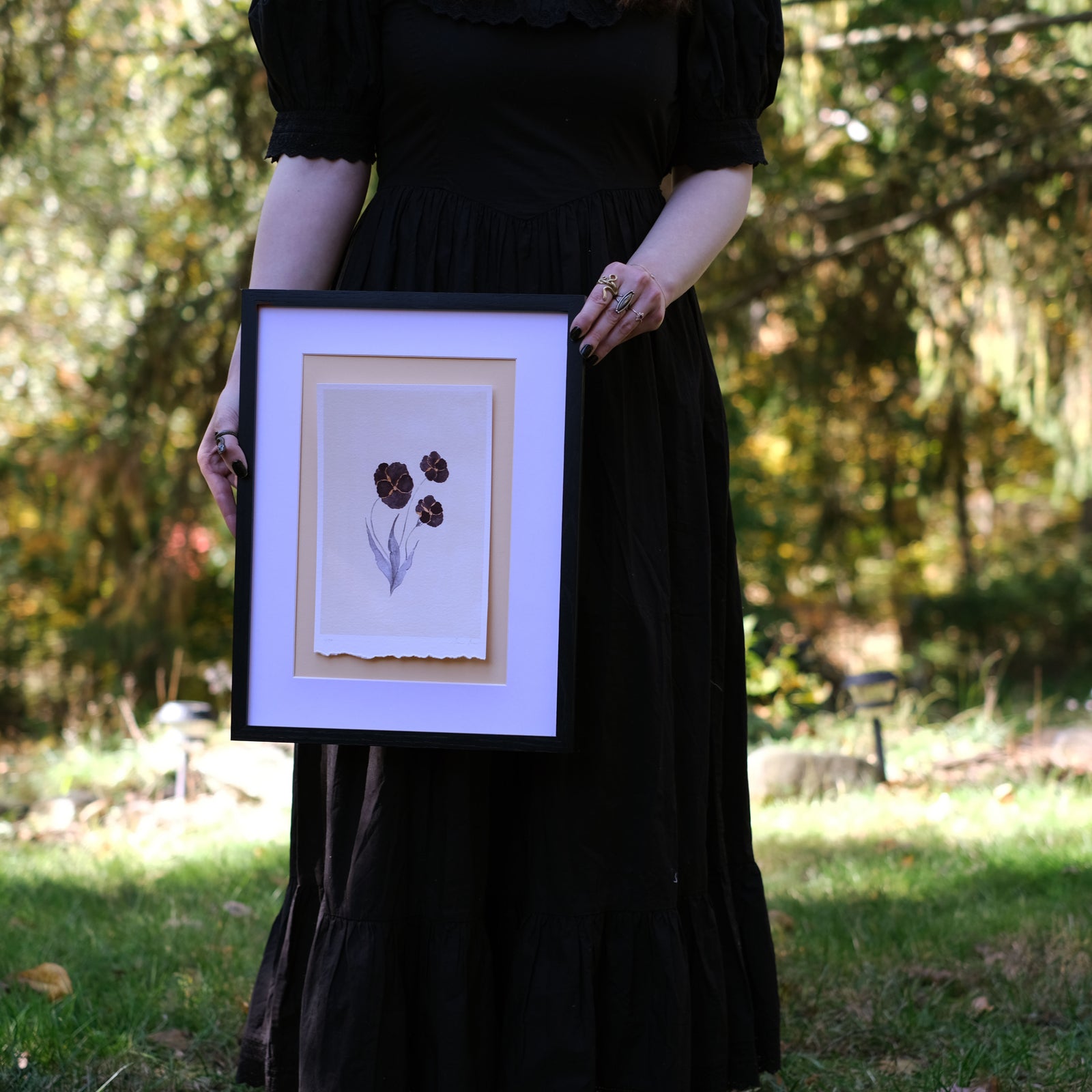 'Midnight' | Edition of 100 | Gilded Fine Art Print - Leila + Olive