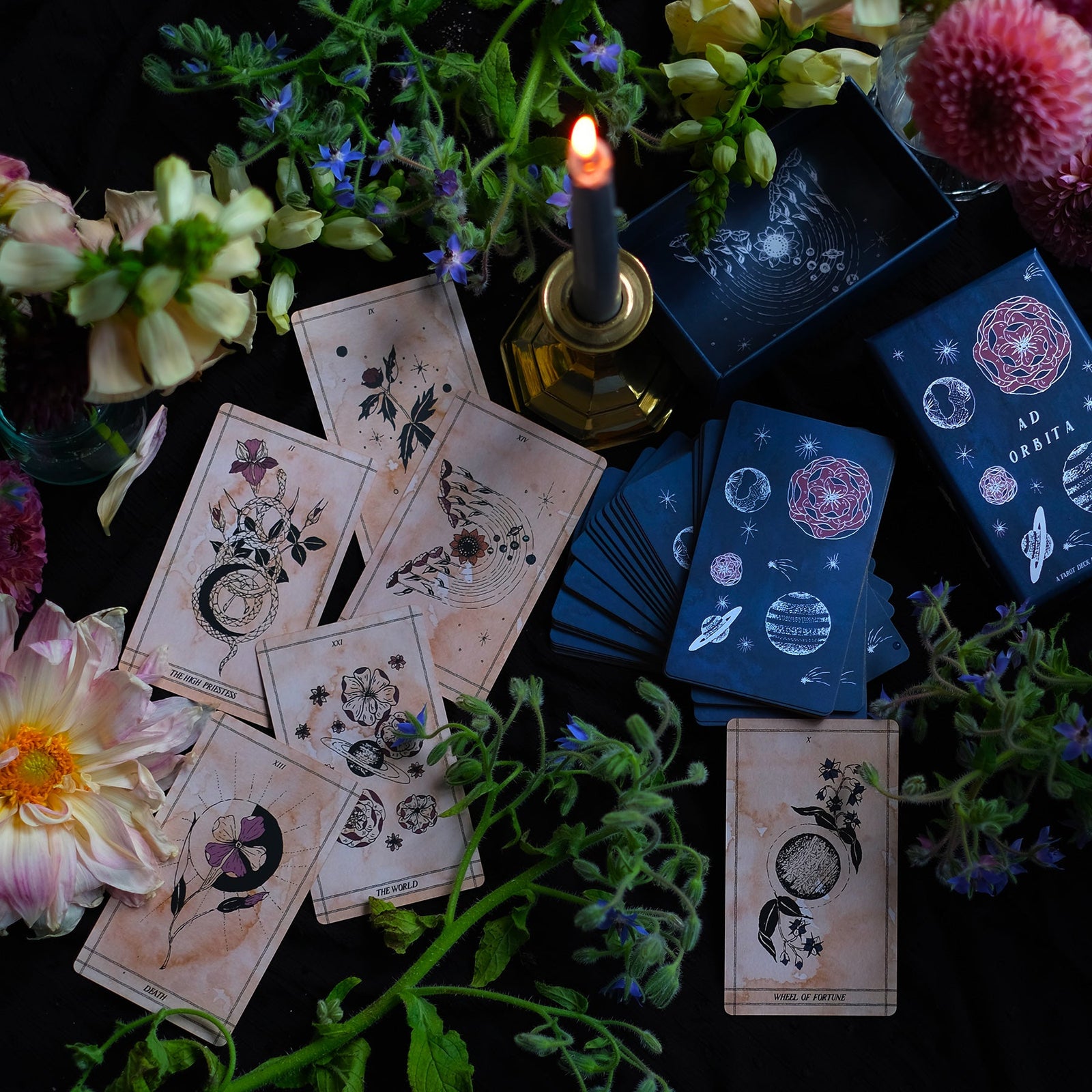 Ad Orbita Botanical Space Tarot 