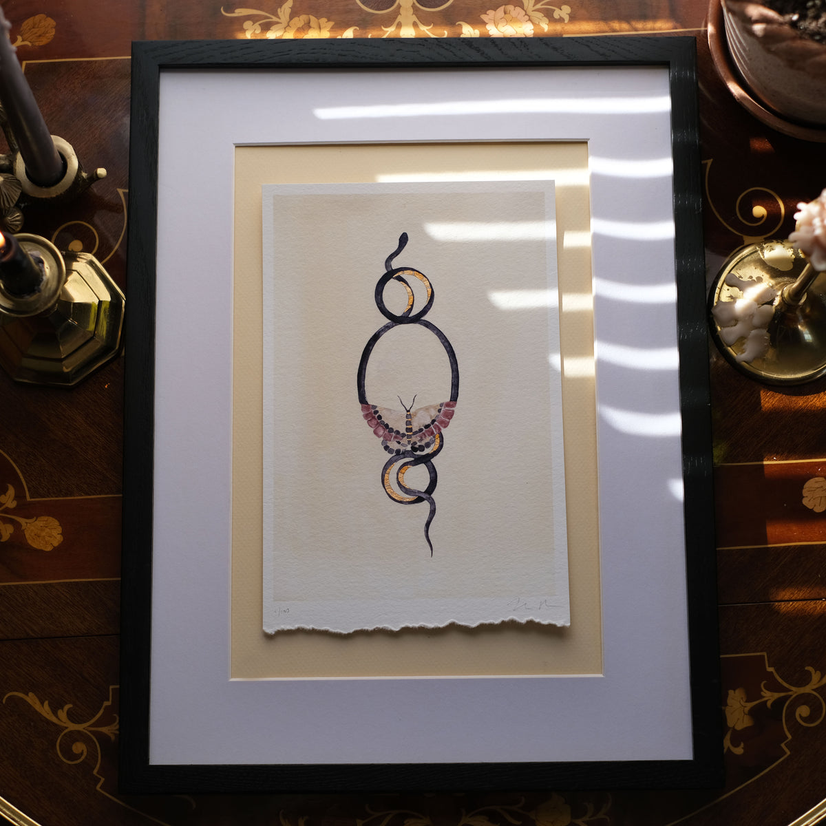 'Undergrowth' | Edition of 100 | Gilded Fine Art Print - Leila + Olive