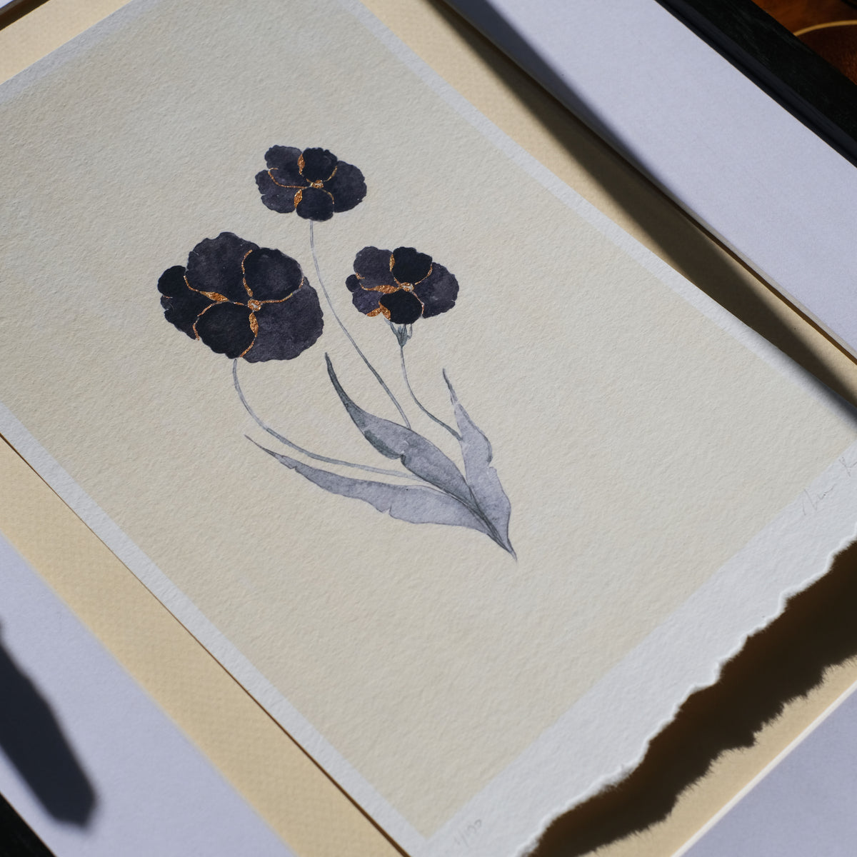 'Midnight' | Edition of 100 | Gilded Fine Art Print - Leila + Olive